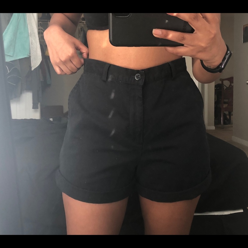Black shorts